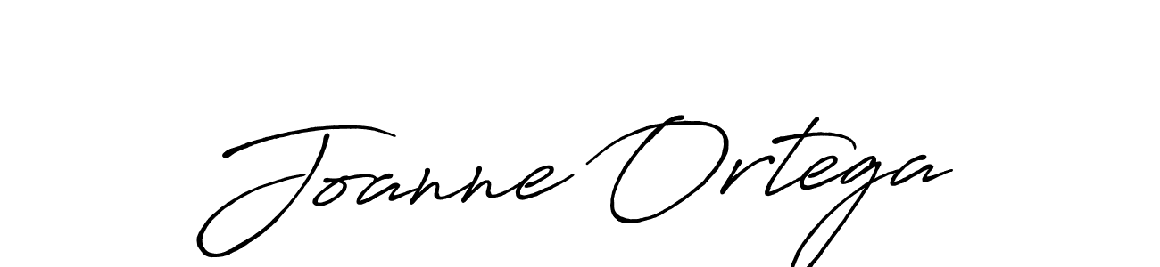Make a beautiful signature design for name Joanne Ortega. With this signature (Antro_Vectra_Bolder) style, you can create a handwritten signature for free. Joanne Ortega signature style 7 images and pictures png