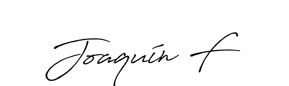 It looks lik you need a new signature style for name Joaquín F. Design unique handwritten (Antro_Vectra_Bolder) signature with our free signature maker in just a few clicks. Joaquín F signature style 7 images and pictures png