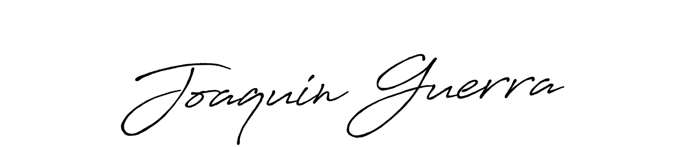 Joaquin Guerra stylish signature style. Best Handwritten Sign (Antro_Vectra_Bolder) for my name. Handwritten Signature Collection Ideas for my name Joaquin Guerra. Joaquin Guerra signature style 7 images and pictures png