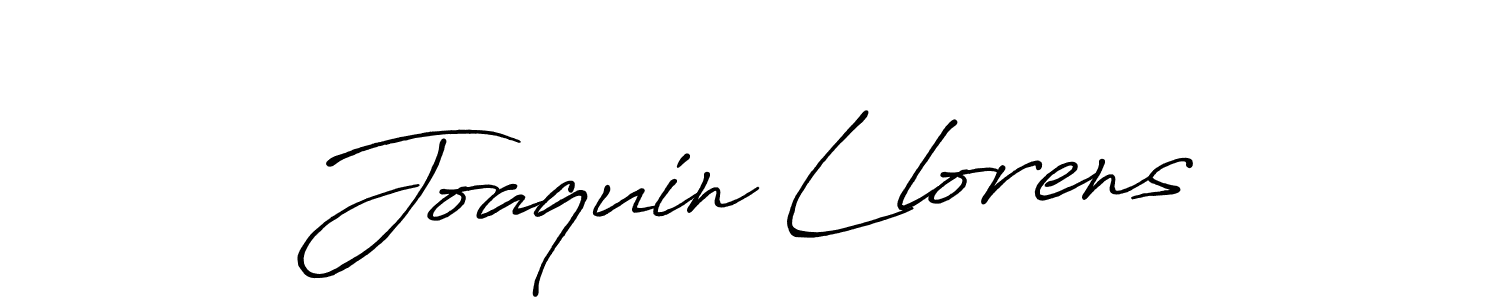 How to make Joaquin Llorens name signature. Use Antro_Vectra_Bolder style for creating short signs online. This is the latest handwritten sign. Joaquin Llorens signature style 7 images and pictures png