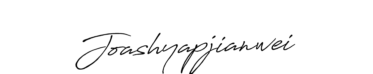 The best way (Antro_Vectra_Bolder) to make a short signature is to pick only two or three words in your name. The name Joashyapjianwei include a total of six letters. For converting this name. Joashyapjianwei signature style 7 images and pictures png