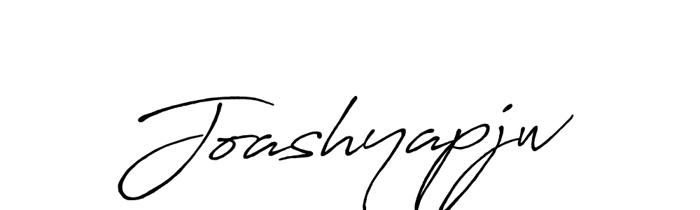 Make a beautiful signature design for name Joashyapjw. With this signature (Antro_Vectra_Bolder) style, you can create a handwritten signature for free. Joashyapjw signature style 7 images and pictures png