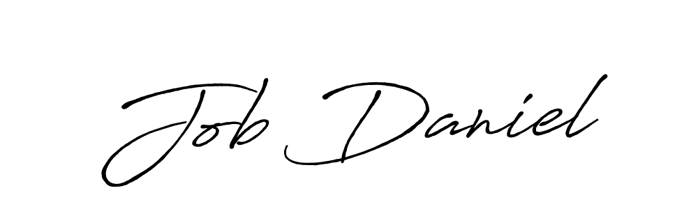 Design your own signature with our free online signature maker. With this signature software, you can create a handwritten (Antro_Vectra_Bolder) signature for name Job Daniel. Job Daniel signature style 7 images and pictures png