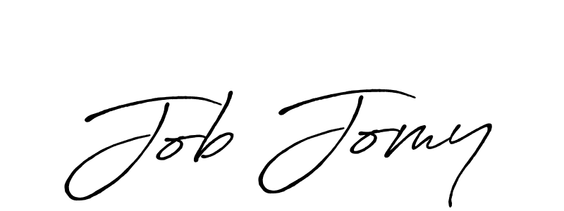 How to make Job Jomy name signature. Use Antro_Vectra_Bolder style for creating short signs online. This is the latest handwritten sign. Job Jomy signature style 7 images and pictures png