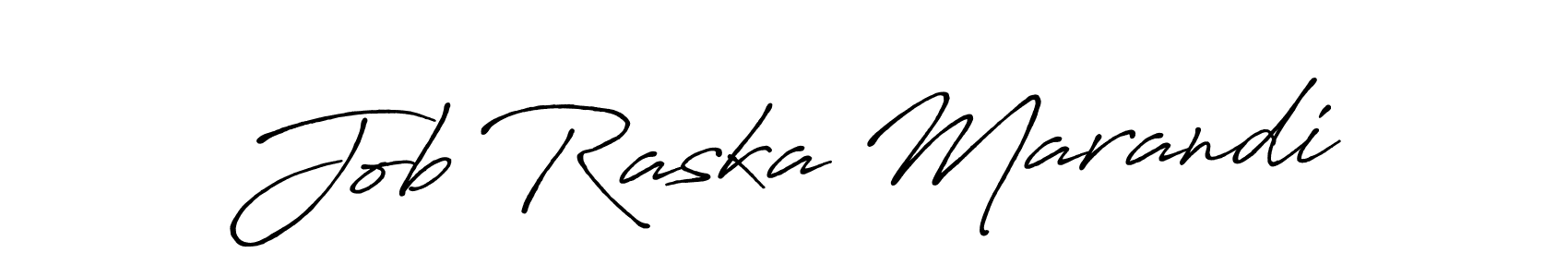 It looks lik you need a new signature style for name Job Raska Marandi. Design unique handwritten (Antro_Vectra_Bolder) signature with our free signature maker in just a few clicks. Job Raska Marandi signature style 7 images and pictures png