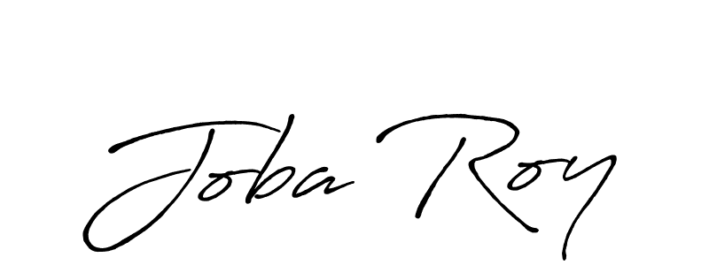 Use a signature maker to create a handwritten signature online. With this signature software, you can design (Antro_Vectra_Bolder) your own signature for name Joba Roy. Joba Roy signature style 7 images and pictures png