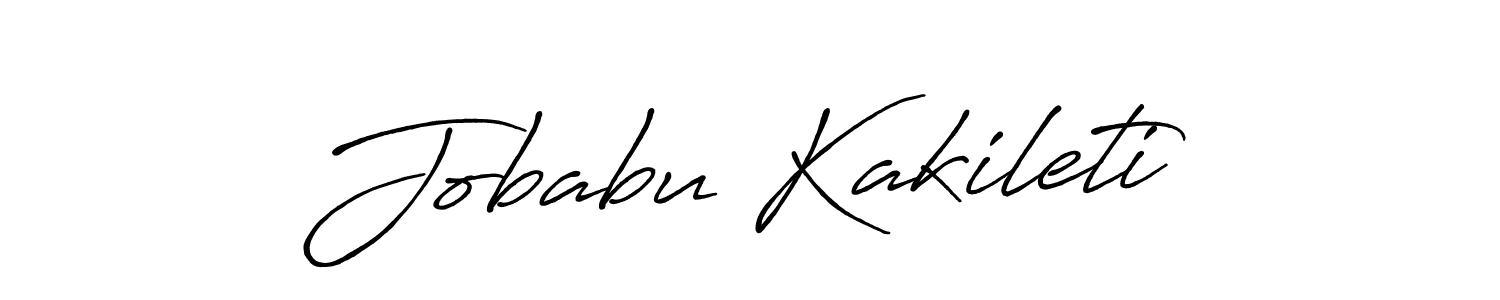 Use a signature maker to create a handwritten signature online. With this signature software, you can design (Antro_Vectra_Bolder) your own signature for name Jobabu Kakileti. Jobabu Kakileti signature style 7 images and pictures png