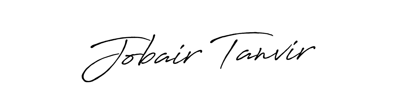 Make a beautiful signature design for name Jobair Tanvir. With this signature (Antro_Vectra_Bolder) style, you can create a handwritten signature for free. Jobair Tanvir signature style 7 images and pictures png