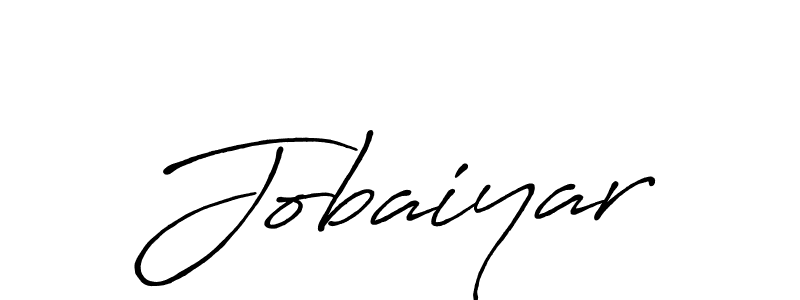 Create a beautiful signature design for name Jobaiyar. With this signature (Antro_Vectra_Bolder) fonts, you can make a handwritten signature for free. Jobaiyar signature style 7 images and pictures png