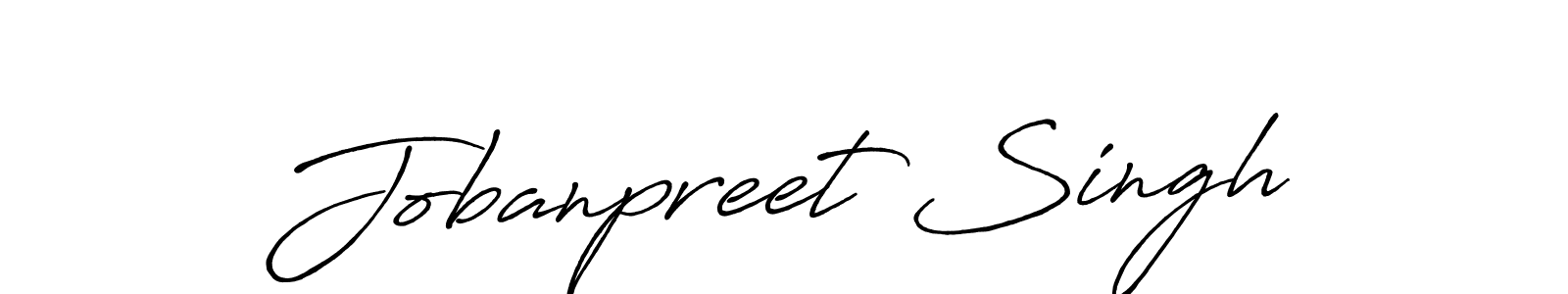 Also we have Jobanpreet Singh name is the best signature style. Create professional handwritten signature collection using Antro_Vectra_Bolder autograph style. Jobanpreet Singh signature style 7 images and pictures png