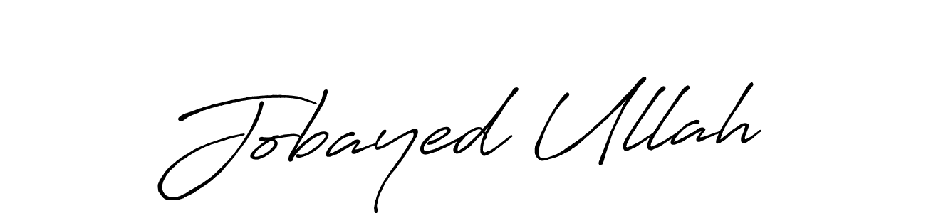 Jobayed Ullah stylish signature style. Best Handwritten Sign (Antro_Vectra_Bolder) for my name. Handwritten Signature Collection Ideas for my name Jobayed Ullah. Jobayed Ullah signature style 7 images and pictures png