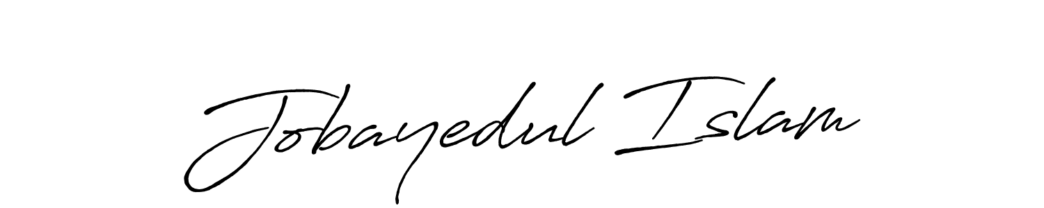 The best way (Antro_Vectra_Bolder) to make a short signature is to pick only two or three words in your name. The name Jobayedul Islam include a total of six letters. For converting this name. Jobayedul Islam signature style 7 images and pictures png