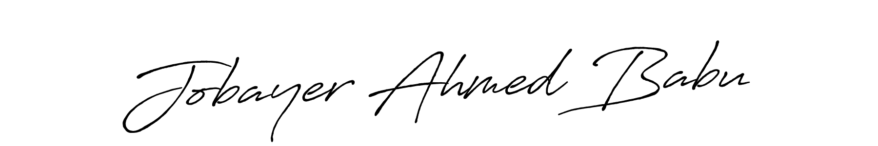 This is the best signature style for the Jobayer Ahmed Babu name. Also you like these signature font (Antro_Vectra_Bolder). Mix name signature. Jobayer Ahmed Babu signature style 7 images and pictures png