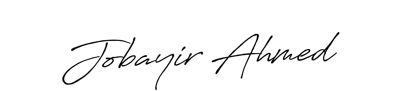Similarly Antro_Vectra_Bolder is the best handwritten signature design. Signature creator online .You can use it as an online autograph creator for name Jobayir Ahmed. Jobayir Ahmed signature style 7 images and pictures png
