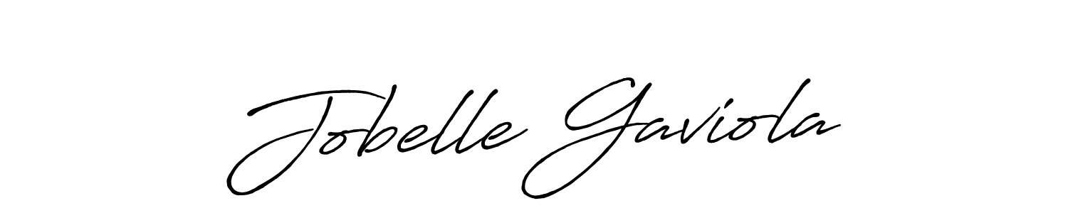How to make Jobelle Gaviola signature? Antro_Vectra_Bolder is a professional autograph style. Create handwritten signature for Jobelle Gaviola name. Jobelle Gaviola signature style 7 images and pictures png