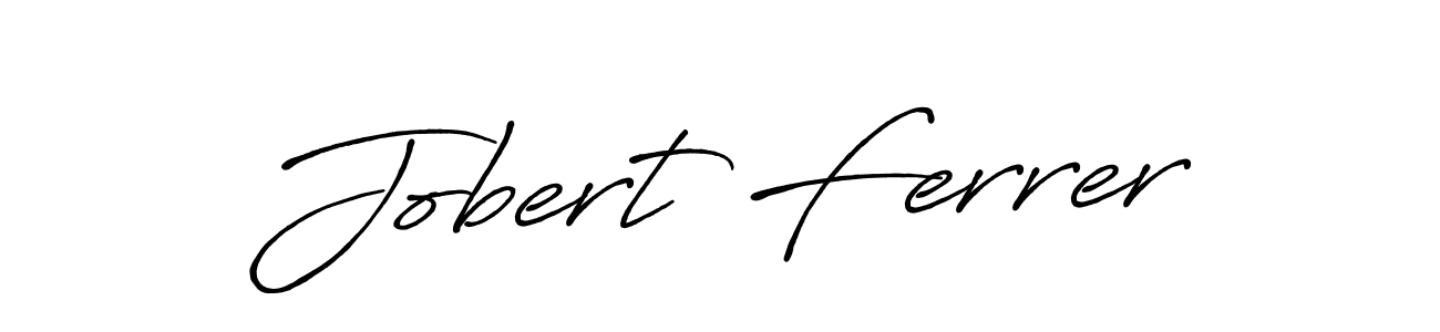 Also You can easily find your signature by using the search form. We will create Jobert Ferrer name handwritten signature images for you free of cost using Antro_Vectra_Bolder sign style. Jobert Ferrer signature style 7 images and pictures png