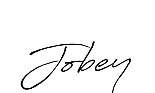Also we have Jobey name is the best signature style. Create professional handwritten signature collection using Antro_Vectra_Bolder autograph style. Jobey signature style 7 images and pictures png