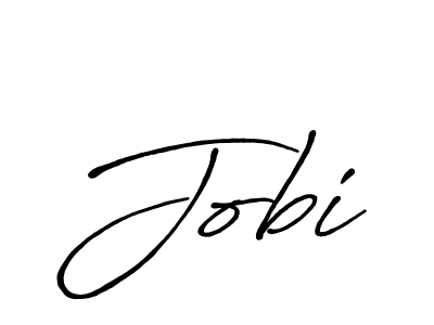 Create a beautiful signature design for name Jobi. With this signature (Antro_Vectra_Bolder) fonts, you can make a handwritten signature for free. Jobi signature style 7 images and pictures png