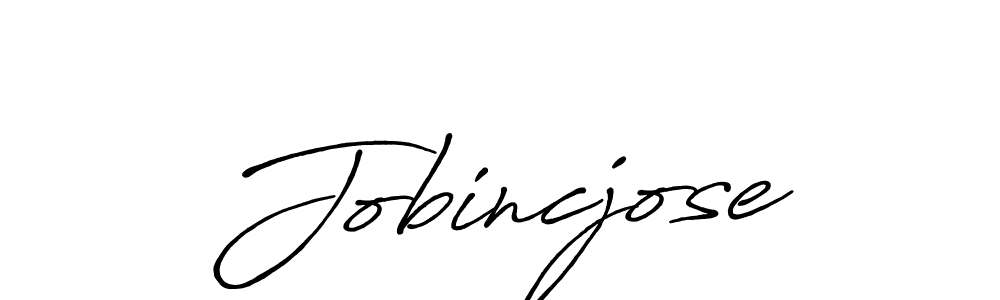 How to make Jobincjose signature? Antro_Vectra_Bolder is a professional autograph style. Create handwritten signature for Jobincjose name. Jobincjose signature style 7 images and pictures png