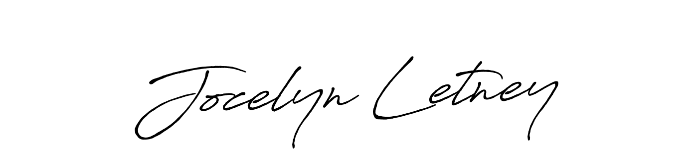 How to make Jocelyn Letney name signature. Use Antro_Vectra_Bolder style for creating short signs online. This is the latest handwritten sign. Jocelyn Letney signature style 7 images and pictures png