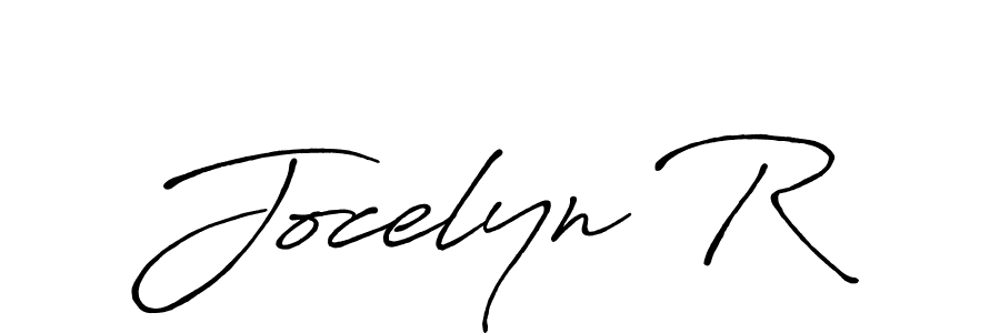 if you are searching for the best signature style for your name Jocelyn R. so please give up your signature search. here we have designed multiple signature styles  using Antro_Vectra_Bolder. Jocelyn R signature style 7 images and pictures png