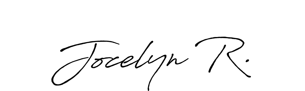 How to Draw Jocelyn R. signature style? Antro_Vectra_Bolder is a latest design signature styles for name Jocelyn R.. Jocelyn R. signature style 7 images and pictures png