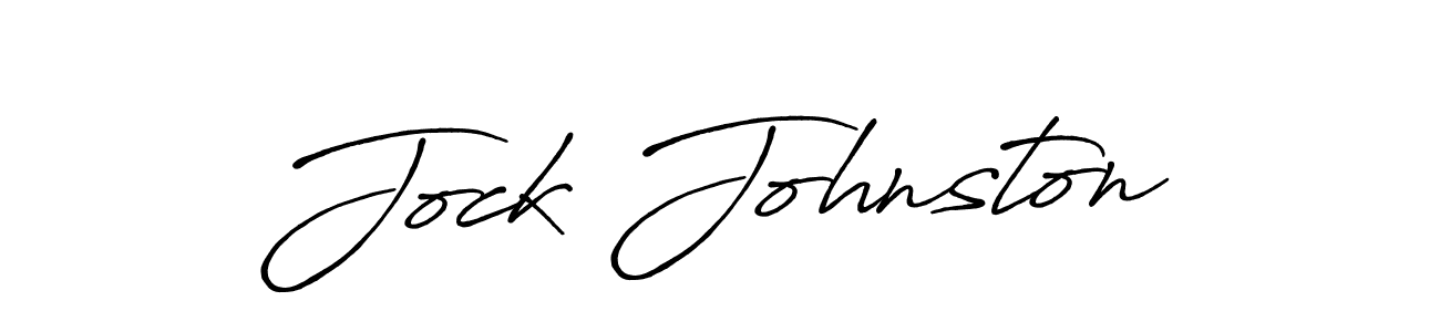 How to make Jock Johnston name signature. Use Antro_Vectra_Bolder style for creating short signs online. This is the latest handwritten sign. Jock Johnston signature style 7 images and pictures png