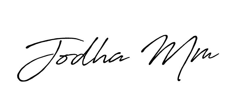 Here are the top 10 professional signature styles for the name Jodha Mm. These are the best autograph styles you can use for your name. Jodha Mm signature style 7 images and pictures png