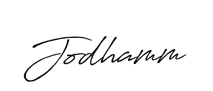 Use a signature maker to create a handwritten signature online. With this signature software, you can design (Antro_Vectra_Bolder) your own signature for name Jodhamm. Jodhamm signature style 7 images and pictures png