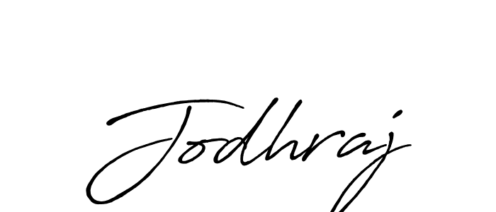 Jodhraj stylish signature style. Best Handwritten Sign (Antro_Vectra_Bolder) for my name. Handwritten Signature Collection Ideas for my name Jodhraj. Jodhraj signature style 7 images and pictures png