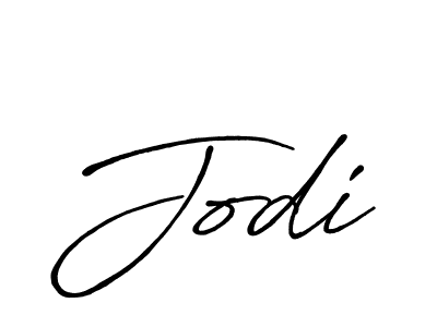 Design your own signature with our free online signature maker. With this signature software, you can create a handwritten (Antro_Vectra_Bolder) signature for name Jodi. Jodi signature style 7 images and pictures png