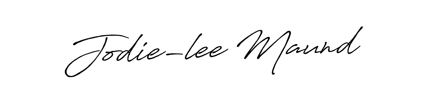 if you are searching for the best signature style for your name Jodie-lee Maund. so please give up your signature search. here we have designed multiple signature styles  using Antro_Vectra_Bolder. Jodie-lee Maund signature style 7 images and pictures png