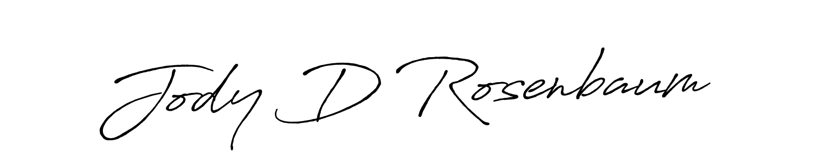 Design your own signature with our free online signature maker. With this signature software, you can create a handwritten (Antro_Vectra_Bolder) signature for name Jody D Rosenbaum. Jody D Rosenbaum signature style 7 images and pictures png