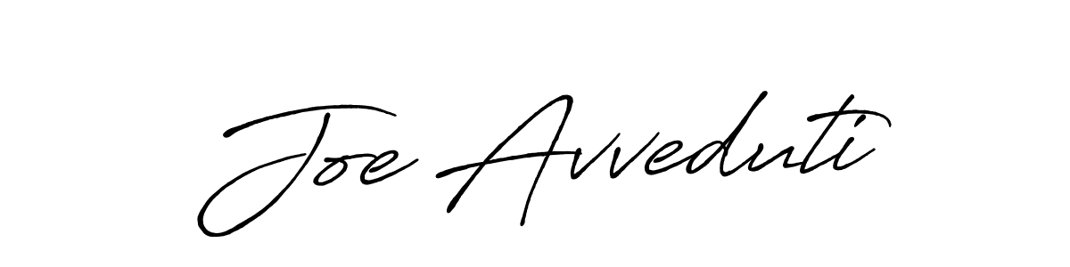 How to make Joe Avveduti signature? Antro_Vectra_Bolder is a professional autograph style. Create handwritten signature for Joe Avveduti name. Joe Avveduti signature style 7 images and pictures png