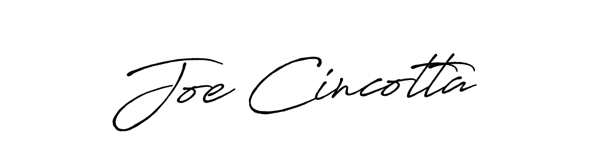 Also we have Joe Cincotta name is the best signature style. Create professional handwritten signature collection using Antro_Vectra_Bolder autograph style. Joe Cincotta signature style 7 images and pictures png