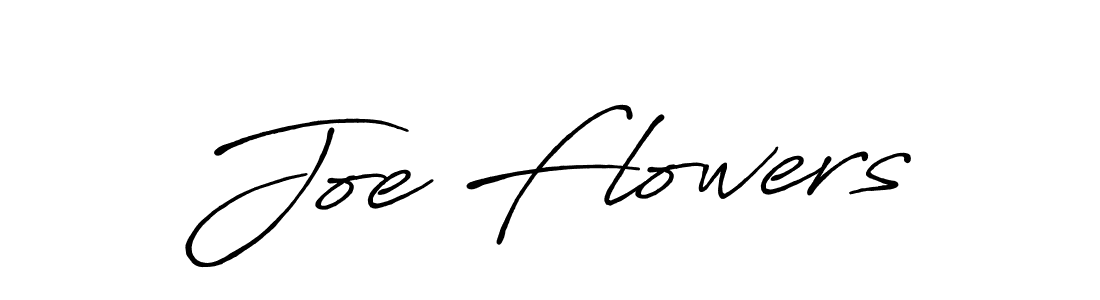 Create a beautiful signature design for name Joe Flowers. With this signature (Antro_Vectra_Bolder) fonts, you can make a handwritten signature for free. Joe Flowers signature style 7 images and pictures png