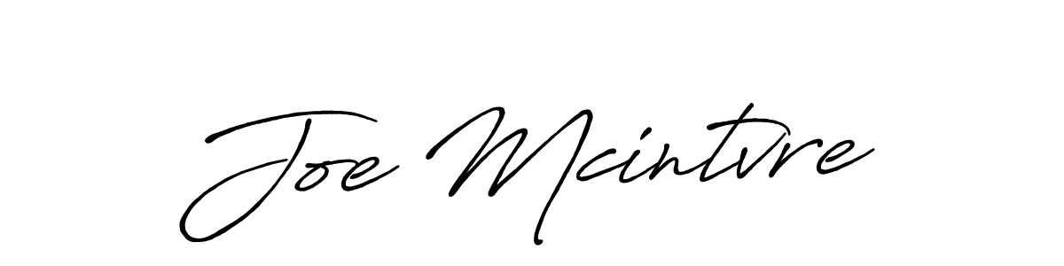 Joe Mcintvre stylish signature style. Best Handwritten Sign (Antro_Vectra_Bolder) for my name. Handwritten Signature Collection Ideas for my name Joe Mcintvre. Joe Mcintvre signature style 7 images and pictures png