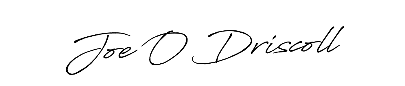 Make a beautiful signature design for name Joe O Driscoll. With this signature (Antro_Vectra_Bolder) style, you can create a handwritten signature for free. Joe O Driscoll signature style 7 images and pictures png