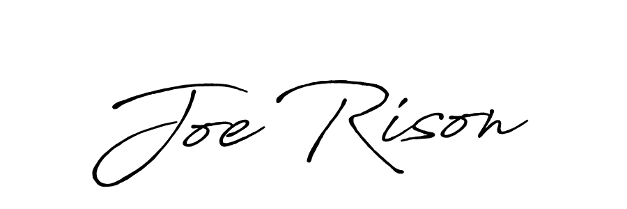 How to make Joe Rison name signature. Use Antro_Vectra_Bolder style for creating short signs online. This is the latest handwritten sign. Joe Rison signature style 7 images and pictures png