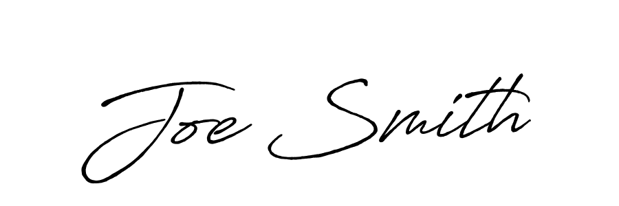 Joe Smith stylish signature style. Best Handwritten Sign (Antro_Vectra_Bolder) for my name. Handwritten Signature Collection Ideas for my name Joe Smith. Joe Smith signature style 7 images and pictures png