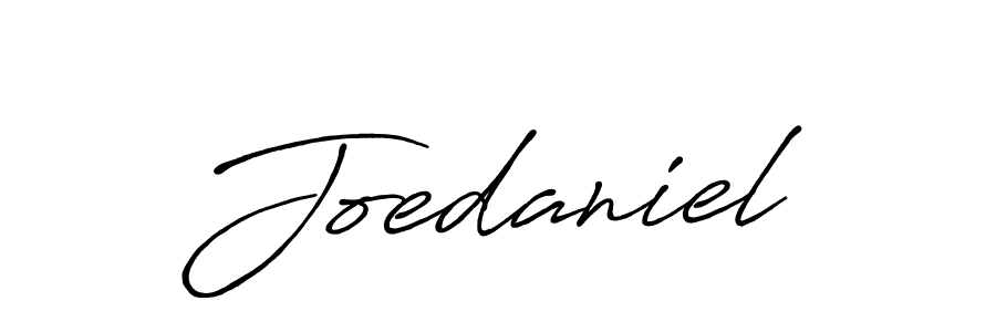 How to make Joedaniel name signature. Use Antro_Vectra_Bolder style for creating short signs online. This is the latest handwritten sign. Joedaniel signature style 7 images and pictures png