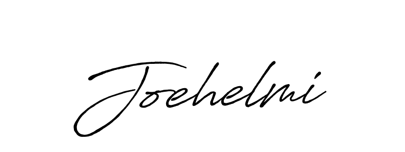 Use a signature maker to create a handwritten signature online. With this signature software, you can design (Antro_Vectra_Bolder) your own signature for name Joehelmi. Joehelmi signature style 7 images and pictures png