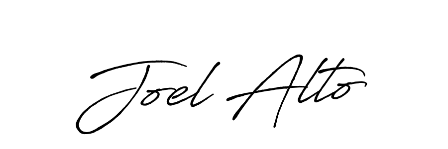 Also You can easily find your signature by using the search form. We will create Joel Alto name handwritten signature images for you free of cost using Antro_Vectra_Bolder sign style. Joel Alto signature style 7 images and pictures png