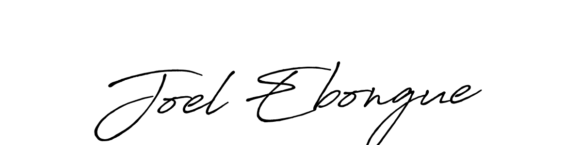 How to make Joel Ebongue signature? Antro_Vectra_Bolder is a professional autograph style. Create handwritten signature for Joel Ebongue name. Joel Ebongue signature style 7 images and pictures png