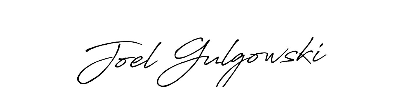 It looks lik you need a new signature style for name Joel Gulgowski. Design unique handwritten (Antro_Vectra_Bolder) signature with our free signature maker in just a few clicks. Joel Gulgowski signature style 7 images and pictures png