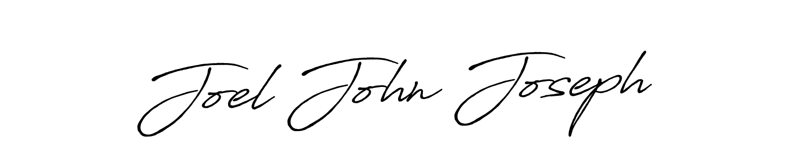 Also we have Joel John Joseph name is the best signature style. Create professional handwritten signature collection using Antro_Vectra_Bolder autograph style. Joel John Joseph signature style 7 images and pictures png