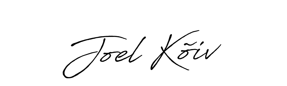 The best way (Antro_Vectra_Bolder) to make a short signature is to pick only two or three words in your name. The name Joel Kõiv include a total of six letters. For converting this name. Joel Kõiv signature style 7 images and pictures png