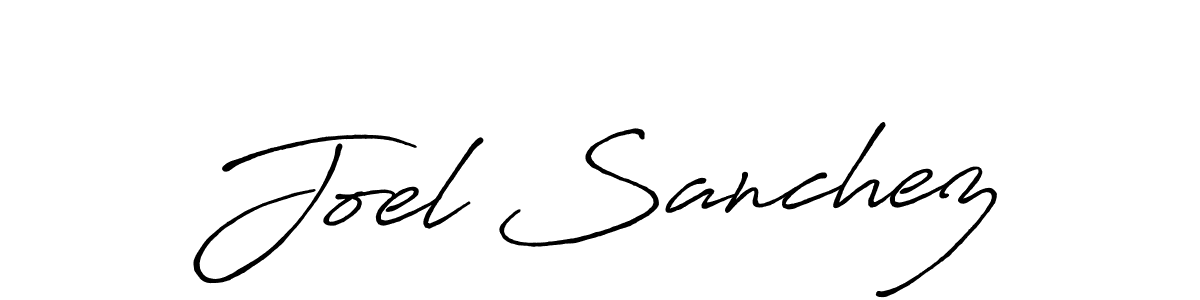 How to make Joel Sanchez signature? Antro_Vectra_Bolder is a professional autograph style. Create handwritten signature for Joel Sanchez name. Joel Sanchez signature style 7 images and pictures png