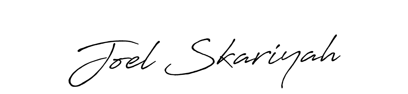 Best and Professional Signature Style for Joel Skariyah. Antro_Vectra_Bolder Best Signature Style Collection. Joel Skariyah signature style 7 images and pictures png