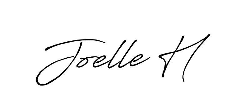 It looks lik you need a new signature style for name Joelle H. Design unique handwritten (Antro_Vectra_Bolder) signature with our free signature maker in just a few clicks. Joelle H signature style 7 images and pictures png